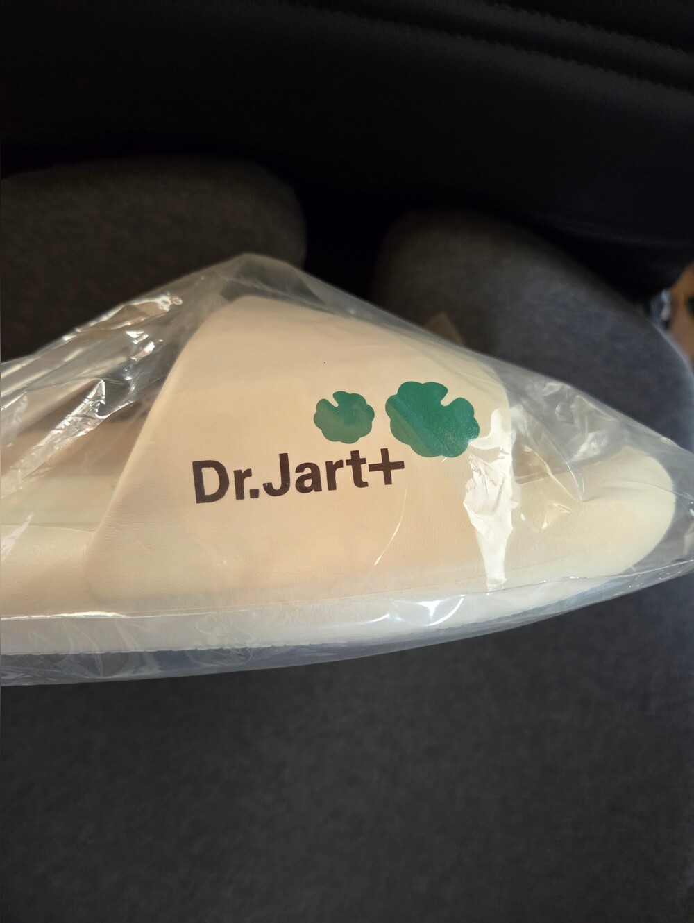 Dr. Jart+ White Logo Slide Sandal Size 42-43